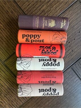 Poppy & Pout Lip Balm Bundle with Mixed Colors